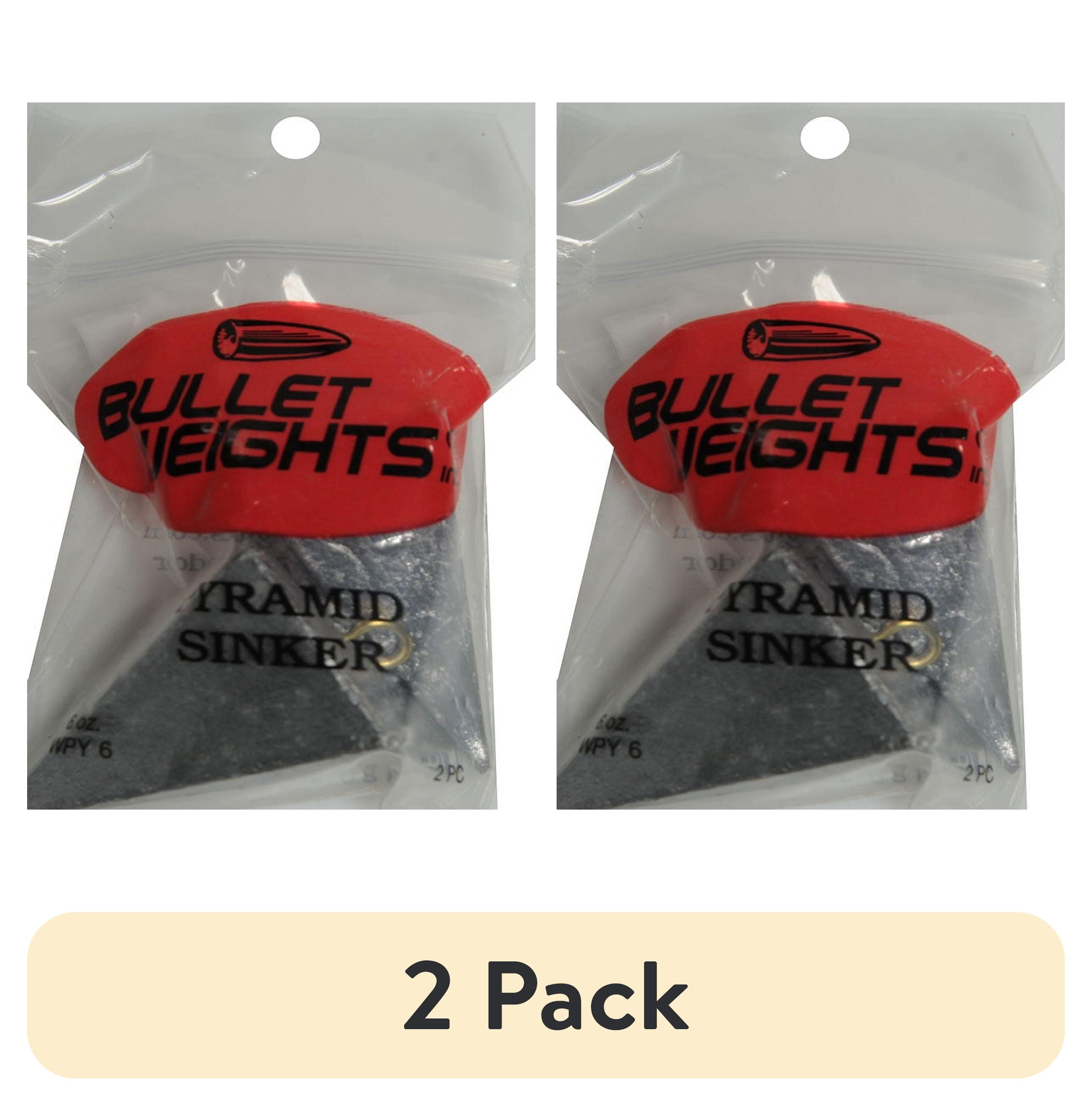 (2 pack) Bullet Weights® WPY6-24 Lead Pyramid Sinker Size 6 oz Fishing Weights