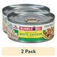 thumbnail image 1 of (2 pack) Bumble Bee Premium Chunk White Chicken in Water, 19g Protein per Serving, Gluten Free, Shelf Stable Can, 5 oz, 1 of 8