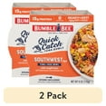 thumbnail image 1 of (2 pack) Bumble Bee Quick Catch Southwest Style Tuna and Rice Bowl, Wild Caught, Gluten Free, Ready to Eat, 15g Protein per Serving, Shelf Stable Bowl, 6 oz, 1 of 9