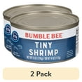 thumbnail image 1 of (2 pack) Bumble Bee Tiny Canned Shrimp, Gluten Free, 22g Protein Per Serving, Shelf Stable Can, 6 oz, 1 of 8