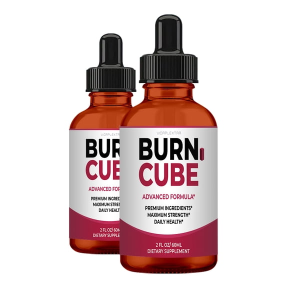 (2 pack) Burn Cube Drops - Burn Cube Liquid Supplement Drops