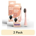 thumbnail image 1 of (2 pack) Burst Sonic Electric Toothbrush Replacement Head, Rose Gold, 1 Count, 1 of 12