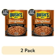 (2 pack) Bush's Original Baked Beans, Canned Beans, 117 oz Can