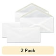 thumbnail image 1 of (2 pack) Universal UNV35210 #10 Monarch Flap Open-Side Gummed Business Envelope - White (500/Box), 1 of 3