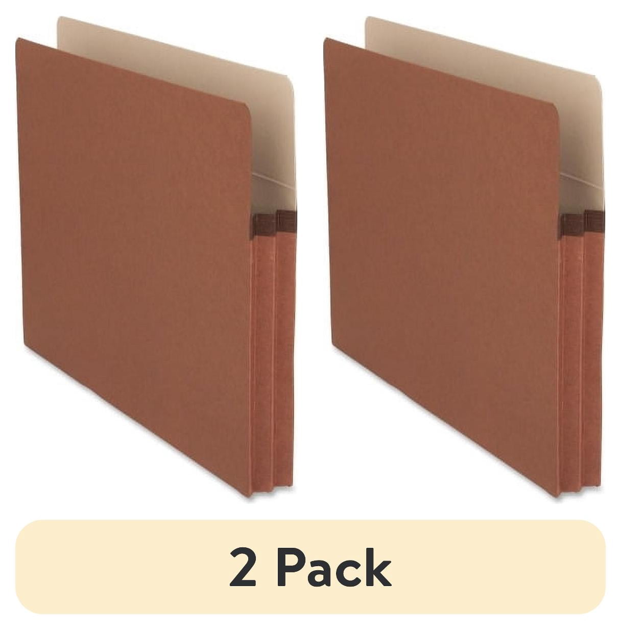 (2 pack) Business Source Redrope Letter Expanding File Pockets Letter ...