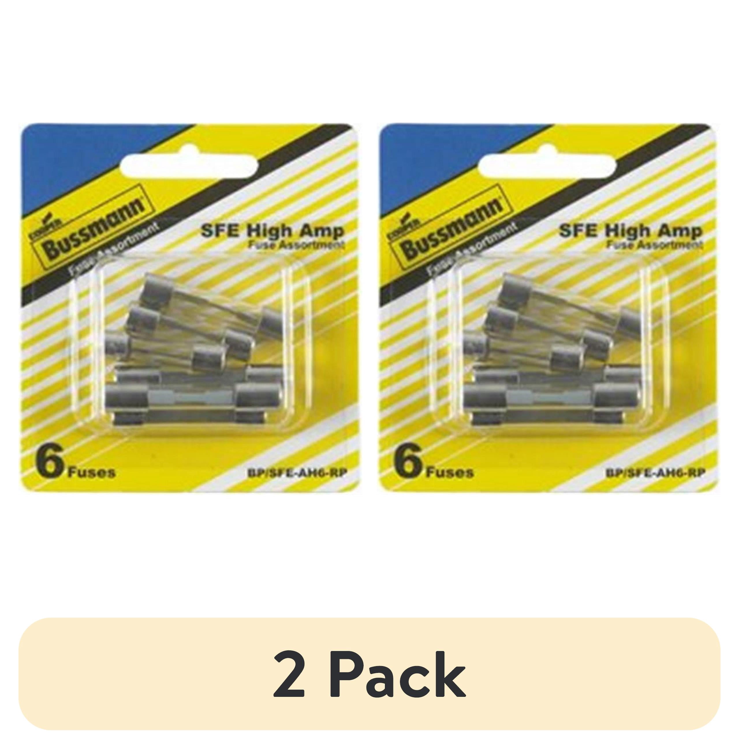 (2 pack) Bussmann Automotive Fuse Kit with 6 Fuses; Fuse Series Included: SFE