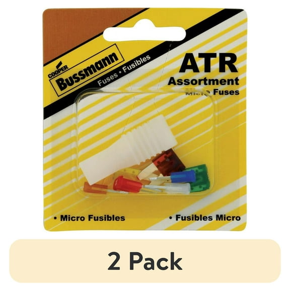 (2 pack) Bussmann BP/ATR-A7-RPP Automotive Fuse Assortments, 1000 amps, Blade - Atr