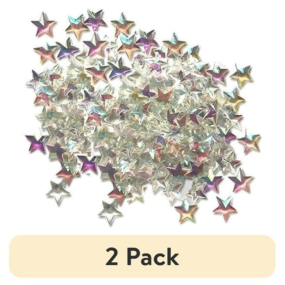 (2 pack) Buttons Galore Sparkletz Embellishment Pack 10g-Crystal Stars