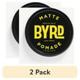 thumbnail interactive-video image 1 of (2 pack) Byrd Matte Pomade Medium Hold Low Sheen Tin Case- 3.35oz, 1 of 11