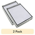 thumbnail image 1 of (2 pack) C-Line Shop Ticket Holders, Stitched, Both Sides Clear, 75", 11 x 14, 25/BX, 1 of 4