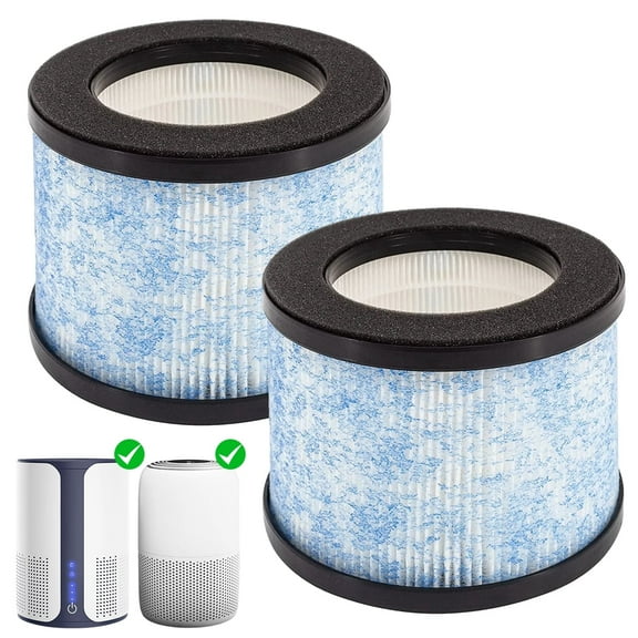2 Pack C102 Filters Compatible with Miko Ibuki and Ibuki+ Air Purifiers, H13 True HEPA Filter Replacement, Blue