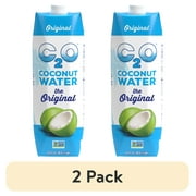 (2 pack) C2O Pure Coconut Water, Ready to Drink, 33.8 fl oz Prisma Pack