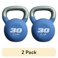 thumbnail image 1 of (2 pack) (2 pack) (2 pack) (2 pack) CAP, 30lb Neoprene Coated Kettlebell, Blue, 1 of 6