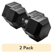 2 pack CAP Barbell, 100lb Coated Hex Dumbbell, Single