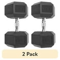 thumbnail image 1 of (2 pack) CAP Barbell, 110lb Coated Hex Dumbbell, Single, 1 of 8