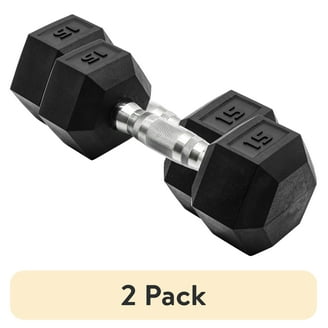 Weider, 40lb Rubber Hex Dumbbell, Single - Walmart.com