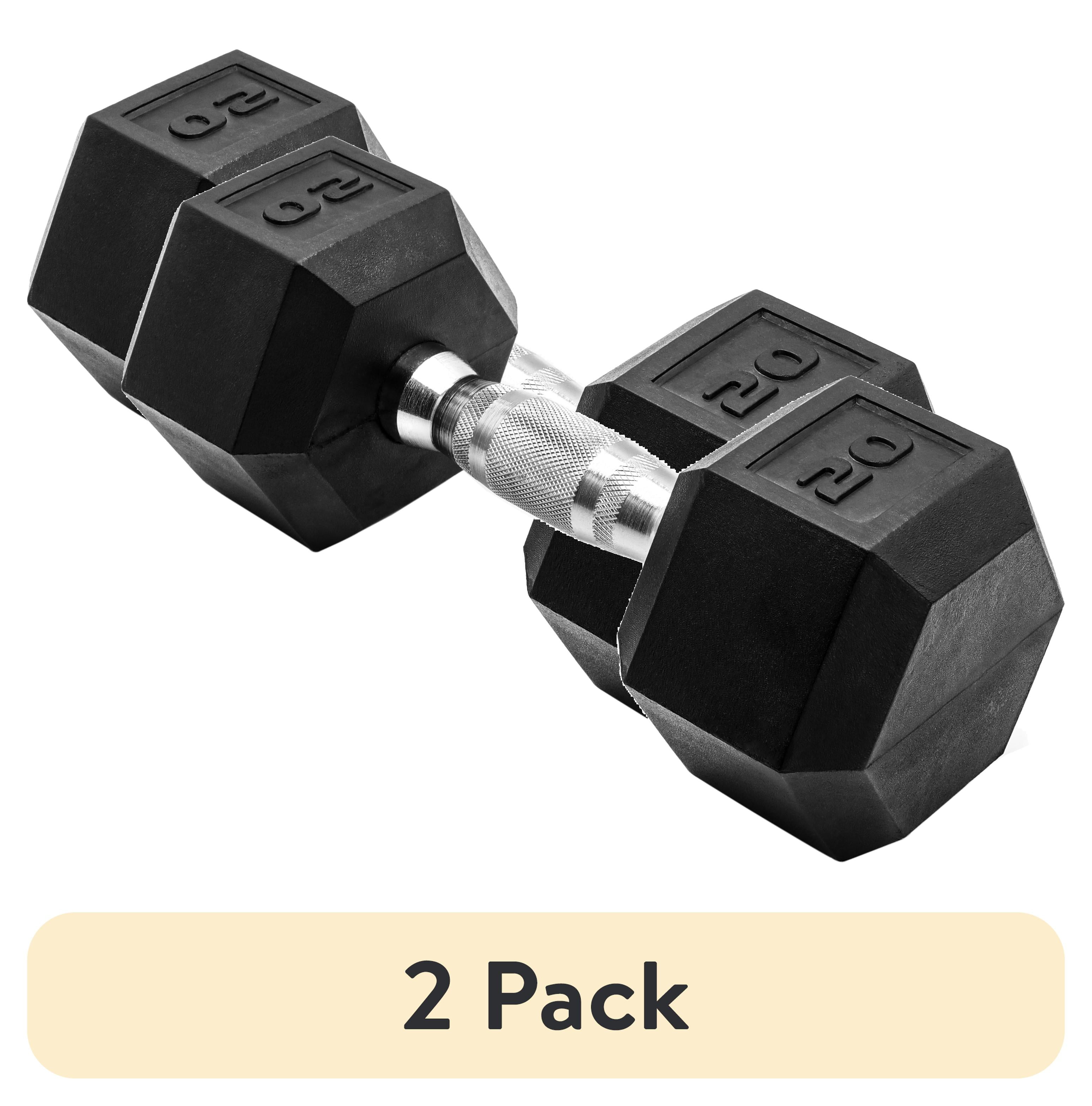 CAP Barbell, 40lb Rubber Hex Dumbbell, Single
