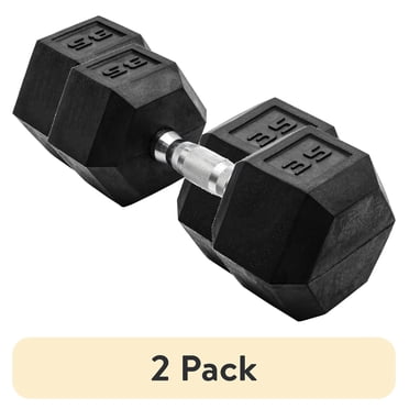 CAP Barbell Coated Hex Dumbbell, Single 3-120 lbs
