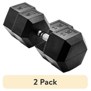 2 pack CAP Barbell, 75lb Coated Hex Dumbbell, Single
