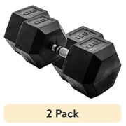 2 pack CAP Barbell, 80lb Coated Hex Dumbbell, Single