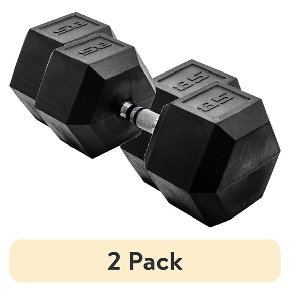 CAP Barbell Coated Hex Dumbbell, Single 3-120 lbs