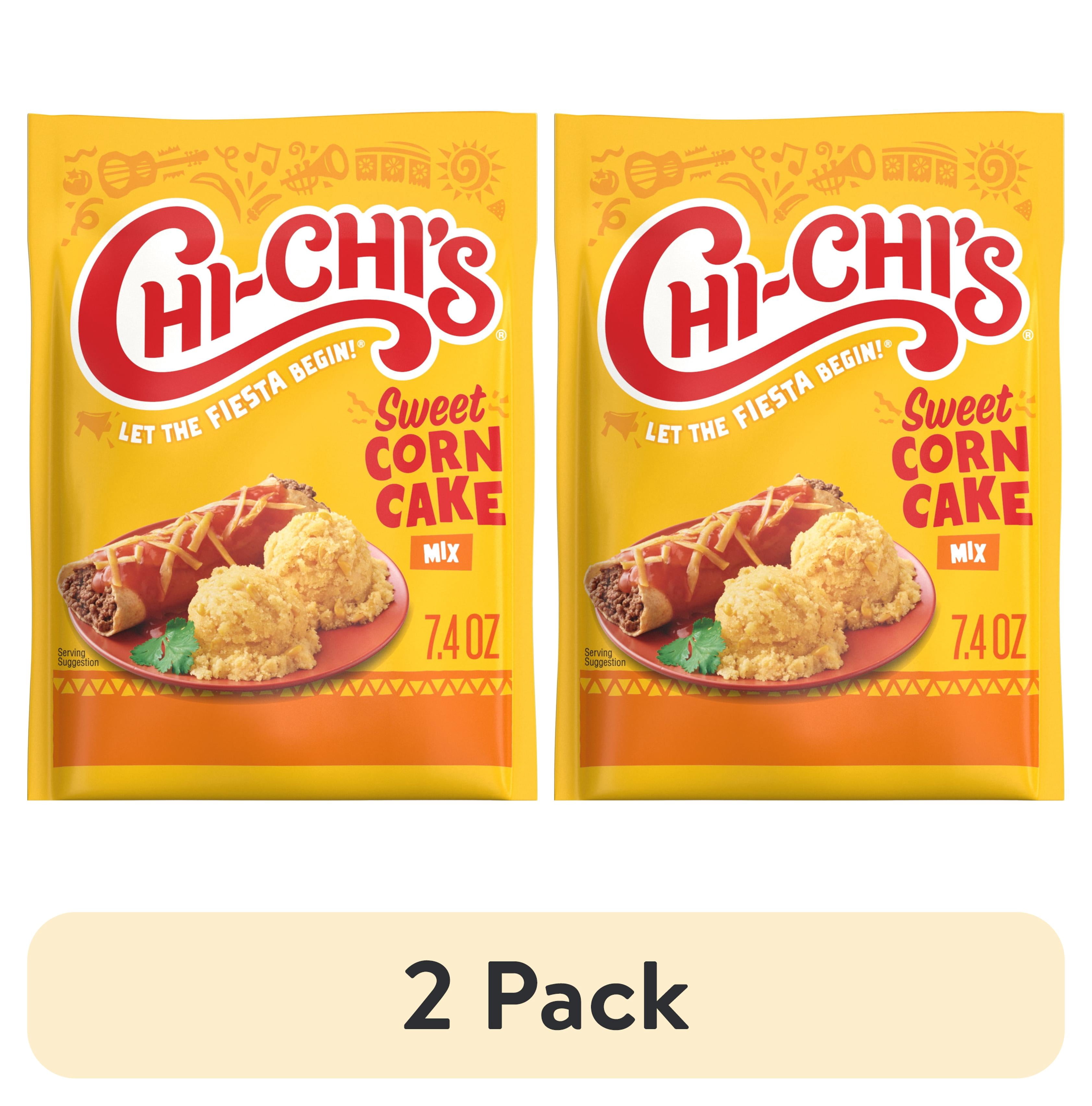 (2 pack) CHI-CHI'S Sweet Corn Cake Mix, Shelf-Stable, 7.4 oz Pouch, (12 Count)