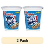(2 pack) CHIPS AHOY! Mini Chocolate Chip Backed Cookies, 3.5 oz