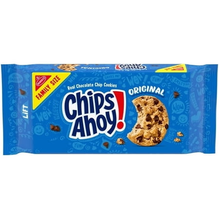 2 pack CHIPS AHOY! Original Chocolate Chip Cookies, Family Size, 18.2 oz