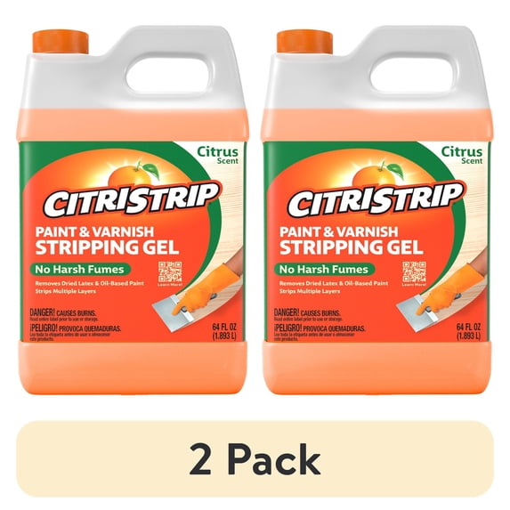 (2 pack) CITRISTRIP® Paint & Varnish Stripping Gel, 64 Oz.