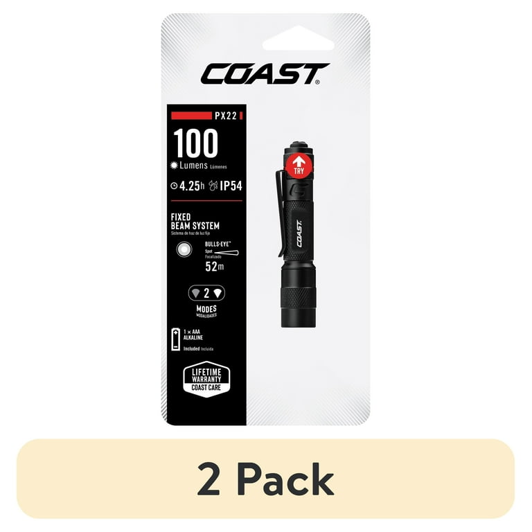 COAST PX22 100 Lumen Alkaline Power LED Flashlight - Walmart.com