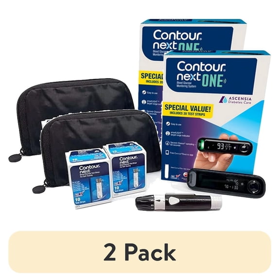 (2 pack) CONTOUR®NEXT ONE Blood Glucose Meter Value Pack