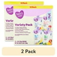 thumbnail image 1 of (2 pack) Parent's Choice Stage 2 Baby Food Variety Pack, 4 oz Pouch, 12 Pack, 1 of 13