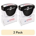 thumbnail image 1 of (2 pack) COSCO 2-color ENTERED Message Stamp, 1 of 3