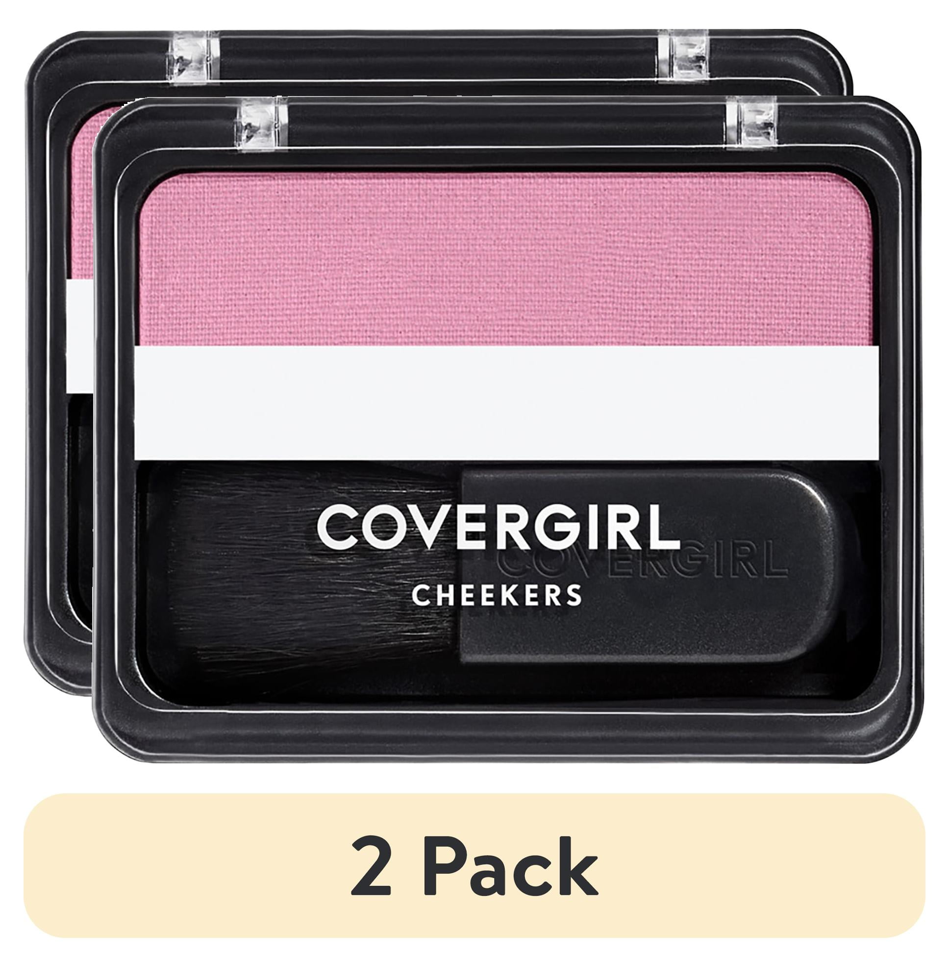 (2 pack) COVERGIRL Cheekers Blendable Powder Blush, 108 Pink Candy, 0.12 oz