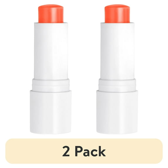 (2 pack) COVERGIRL Clean Fresh Tinted Lip Balm, 200 Made For Peach, 0.14 oz