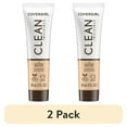thumbnail interactive-video image 1 of (2 pack) COVERGIRL Clean Invisible Liquid Foundation, 107 Light Beige, 1.0 fl oz, 1 of 15