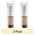 thumbnail image 1 of (2 pack) COVERGIRL Clean Invisible Liquid Foundation, 130 Classic Beige, 1.0 fl oz, 1 of 15