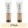 thumbnail image 1 of (2 pack) COVERGIRL Clean Invisible Liquid Foundation, 153 Sand Beige, 1.0 fl oz, 1 of 15