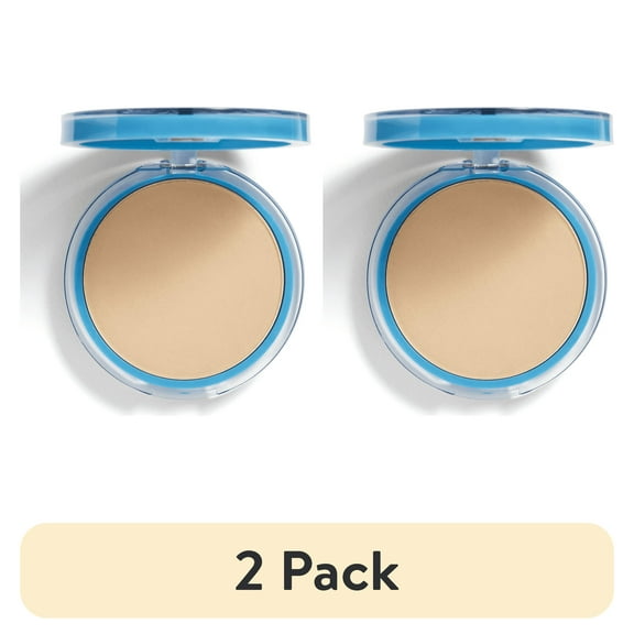 (2 pack) COVERGIRL Clean Matte Pressed Powder, 535 Medium Light, 0.35 oz
