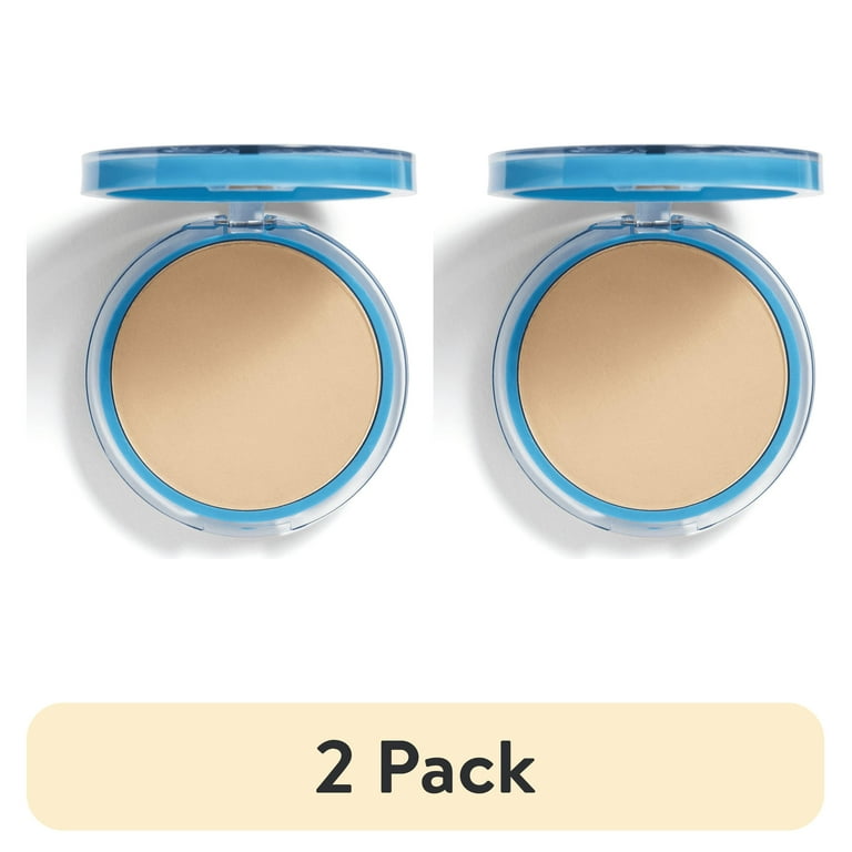 2 pack) COVERGIRL Clean Matte Pressed Powder, 535 Medium Light