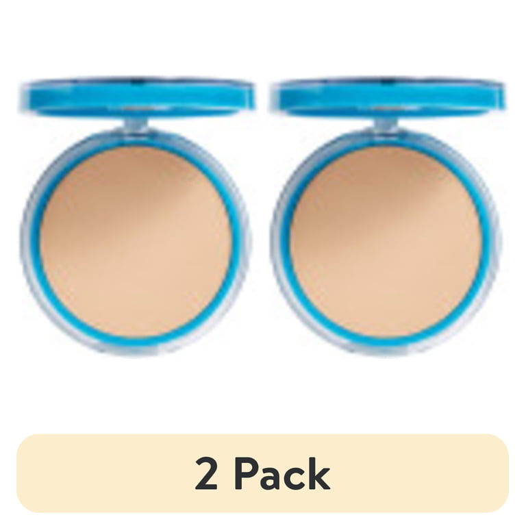 2 pack) COVERGIRL Clean Matte Pressed Powder, Shine Free Formula