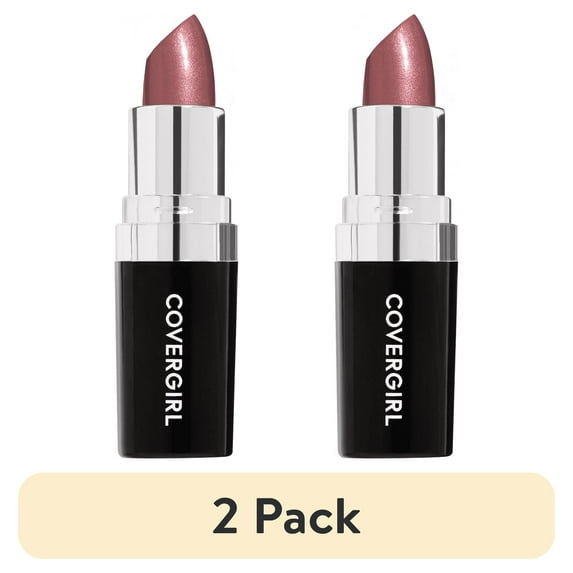 (2 pack) COVERGIRL Continuous Color Lipstick, 420 Iced Mauve, 0.13 oz