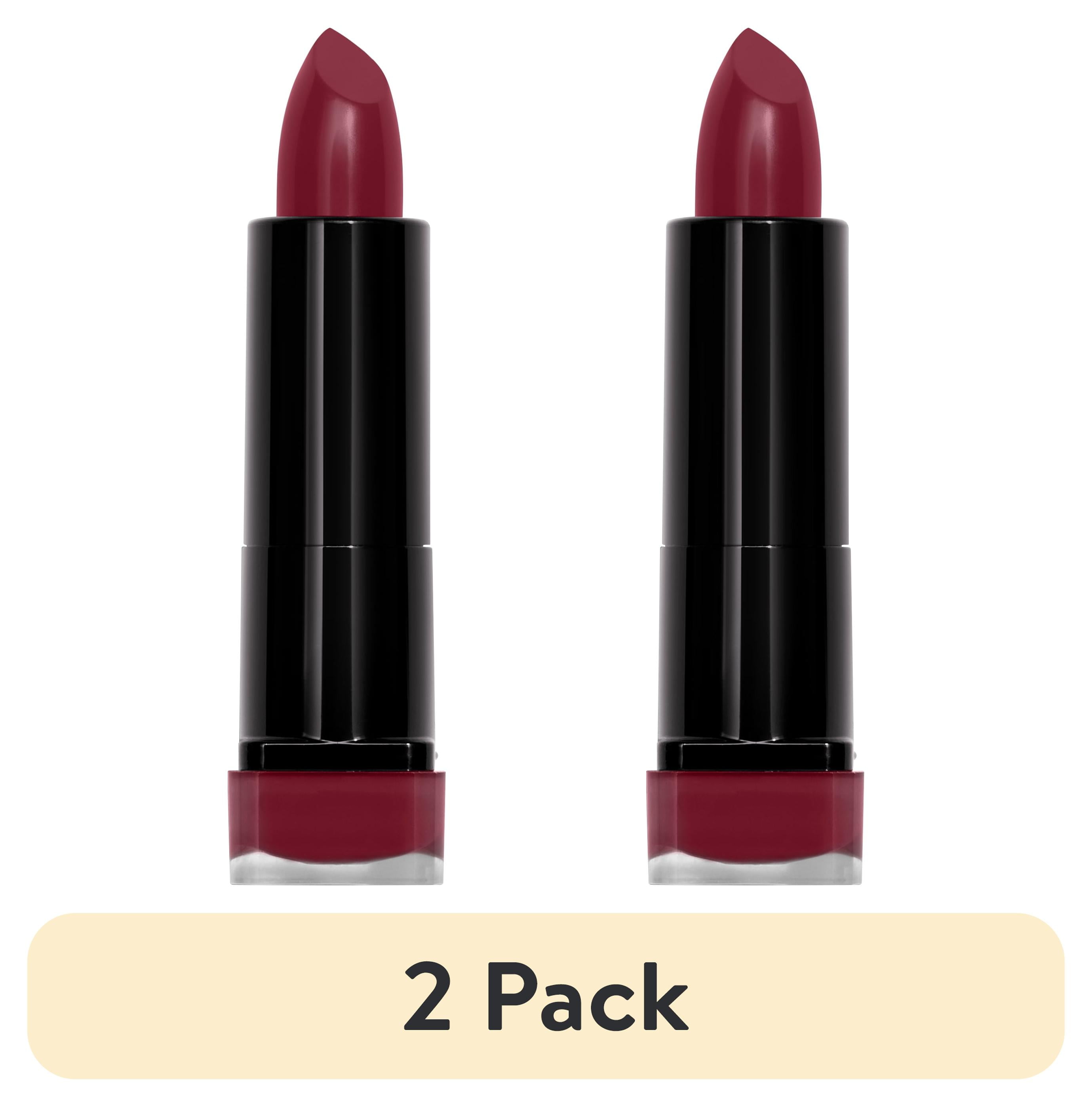 (2 pack) COVERGIRL Exhibitionist Cream Lipstick, 515 Bloodshot, 0.12 oz