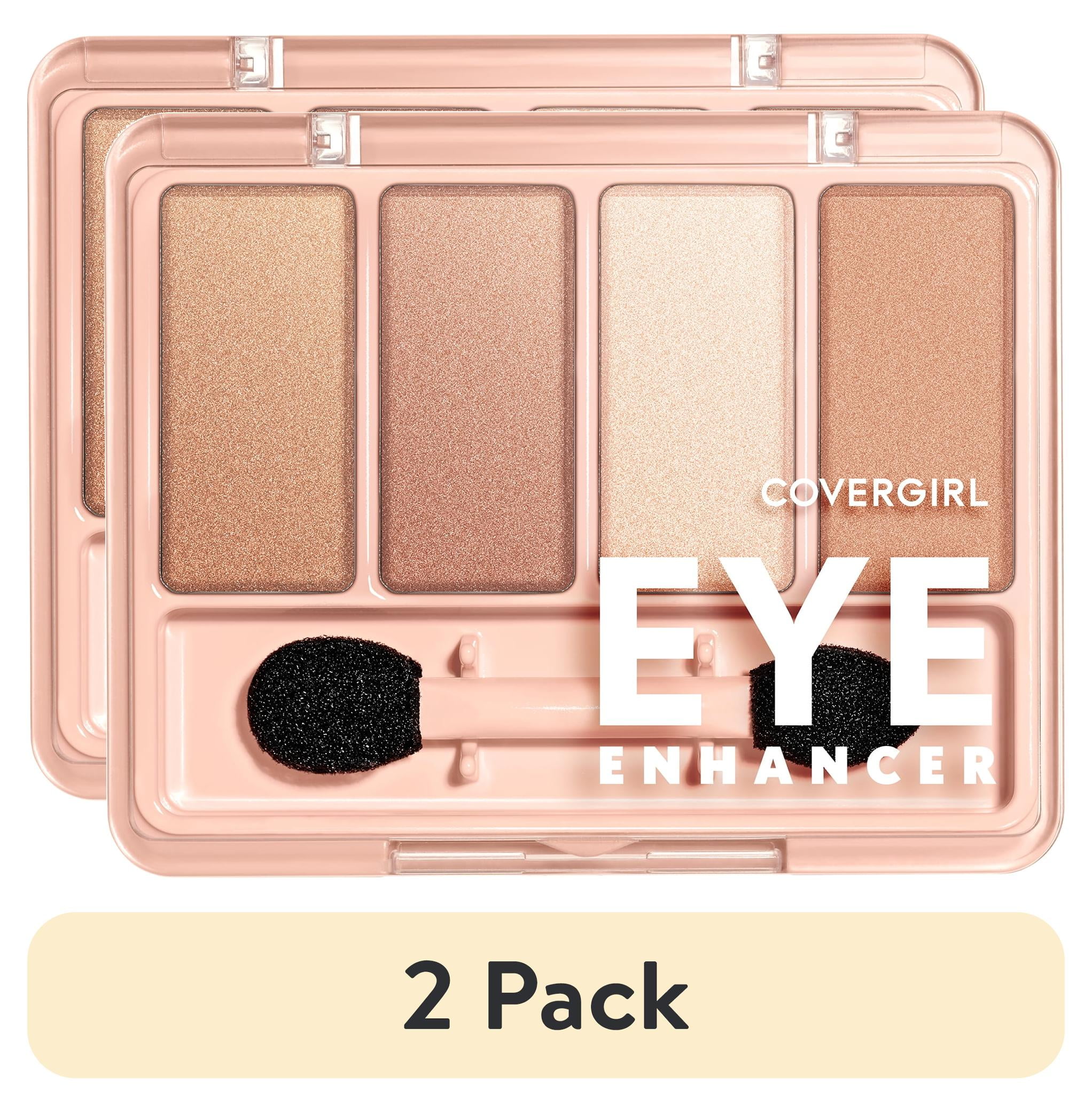 (2 pack) COVERGIRL Eye Enhancers 4-Kit Eyeshadow, 215 Country Woods, 0.19 oz