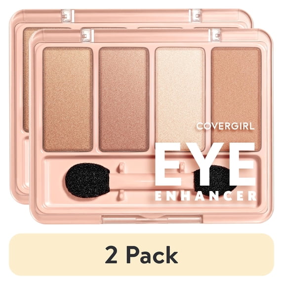 (2 pack) COVERGIRL Eye Enhancers 4-Kit Eyeshadow, 215 Country Woods, 0.19 oz