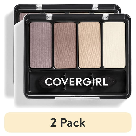 (2 pack) COVERGIRL Eye Enhancers 4-Kit Eyeshadow, 220 Urban Basics, 0.19 oz