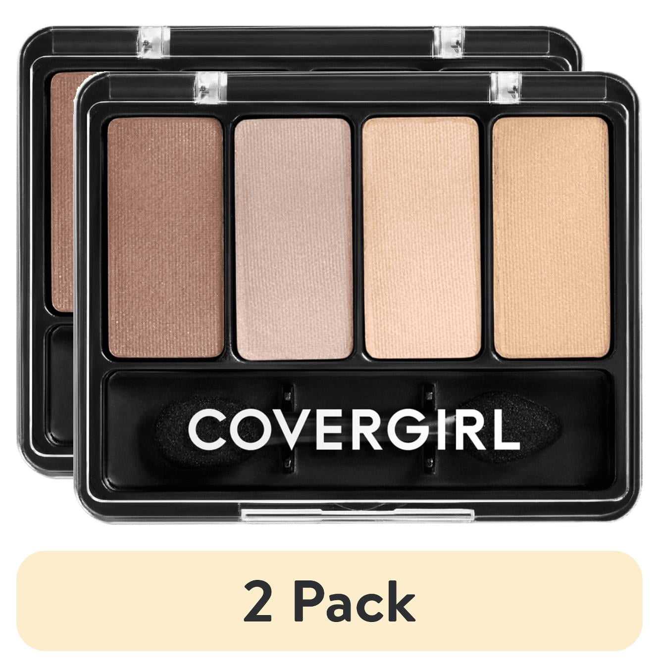 (2 pack) COVERGIRL Eye Enhancers 4-Kit Eyeshadow, 265 Sheerly Nudes, 0.19 oz