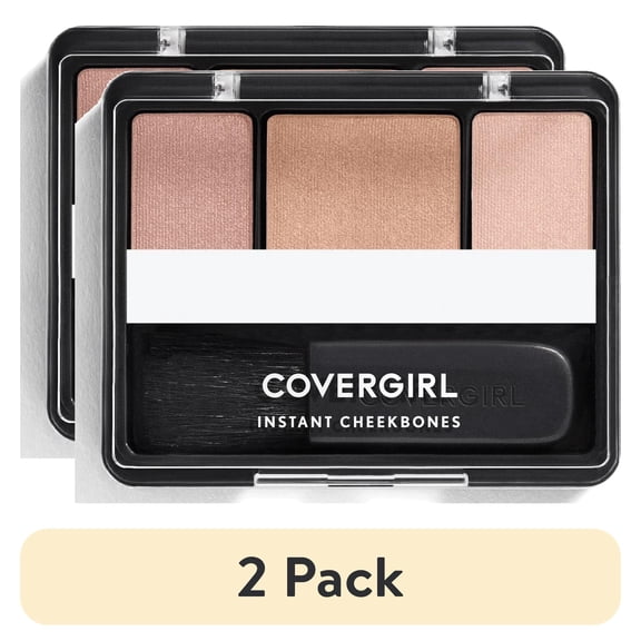 (2 pack) COVERGIRL Instant Cheekbones Contouring Blush, 240 Sophisticated Sable, 0.29 oz