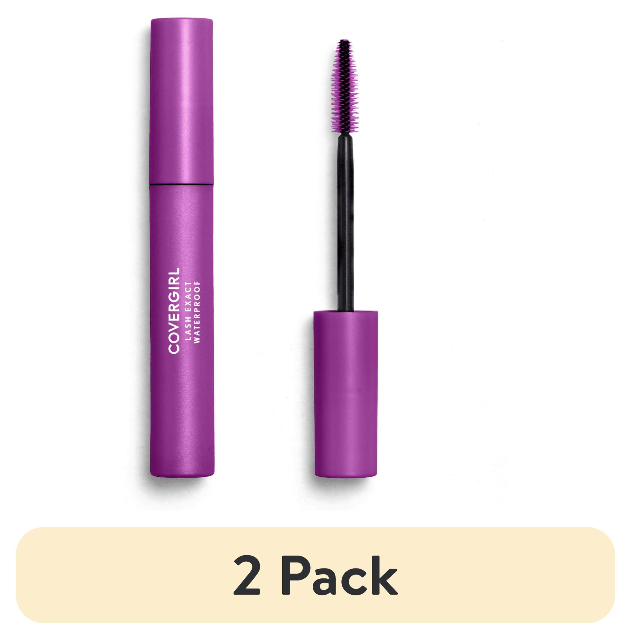 (2 pack) COVERGIRL Lash Exact Waterproof Mascara, 925 Very Black, 0.13 oz