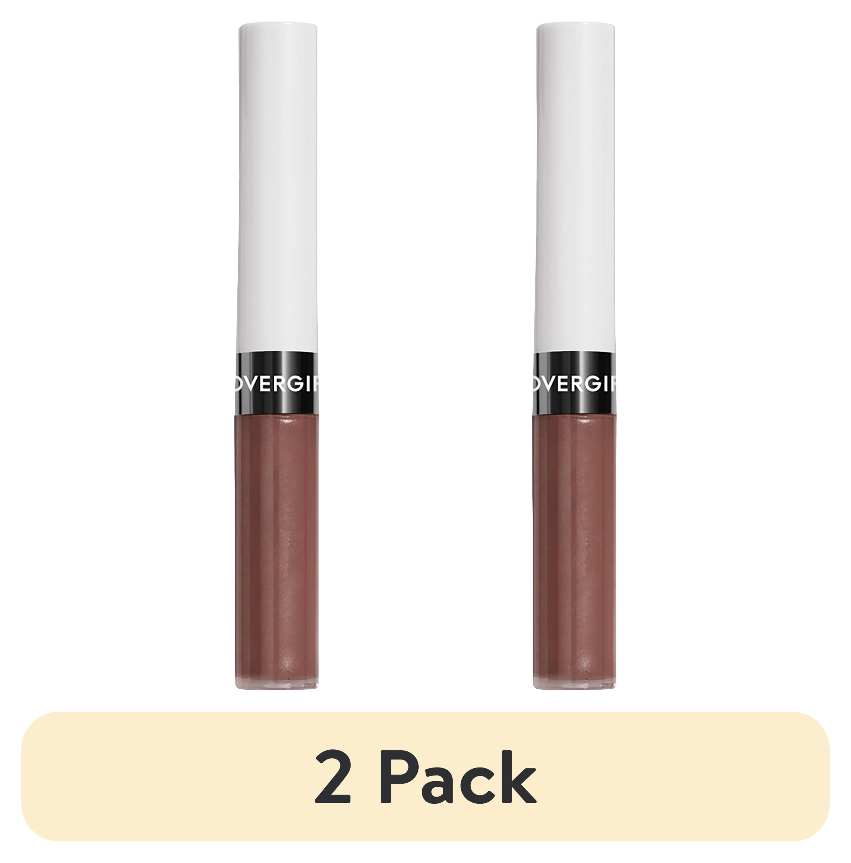 (2 pack) COVERGIRL Outlast All-Day Lip Color Liquid Lipstick and Moisturizing Topcoat, 0.13 fl oz
